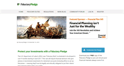 Desktop Screenshot of fiduciarypledge.com