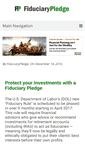 Mobile Screenshot of fiduciarypledge.com
